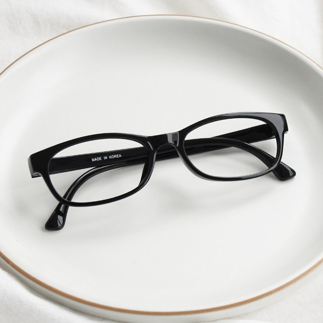 y2k 직사각 뿔테 안경 너드 긱시크 초경량 안경테 (렌즈없음)