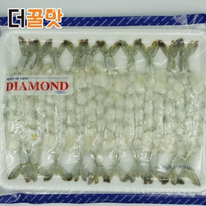 더꿀맛 튀김용 큰 새우 노바시새우 20미 1팩 450g, 1개