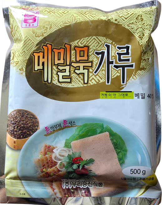 우리승진식품 멧돌표 메밀묵가루, 500g, 1개