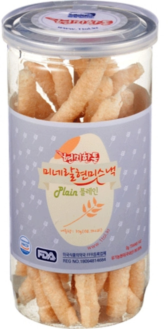 현미한톨 플레인스낵 37g-오리지널- 우리아기 첫 과자(죽만들어먹일수있는겸용과자), 플레인, 37g, 1개