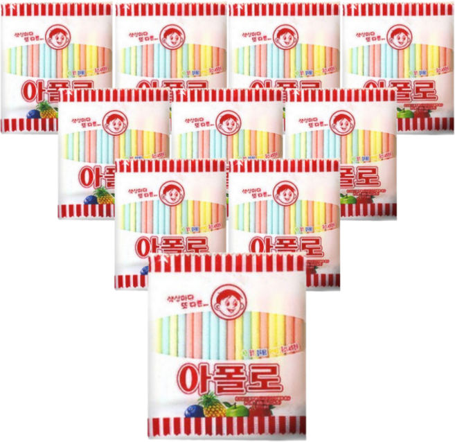 추억의과자 아폴로, 36g, 10개