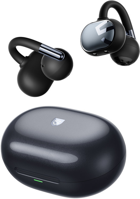 사운드피츠 Clip1 오픈형 이어클립 블루투스 무선이어폰 돌비오디오 LDAC Hi-Res 클립1, Dark Black