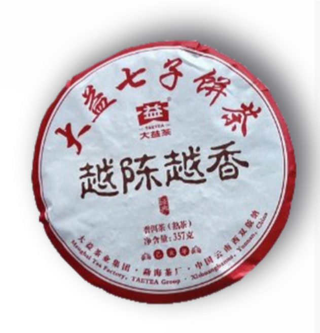 대익차 보이차 월진월향 숙차, 357g, 1개입, 1개
