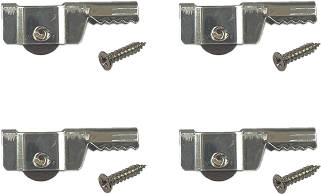 드림공간 방충망로라 방충망바퀴 하이샤시용 PVC바퀴, 4개, MF-115A / 12mm