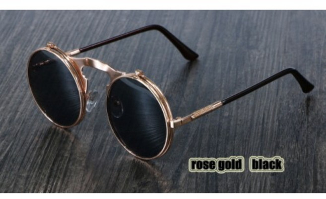 레옹 플립 선글라스 레트로 클래식 스팀펑크 눈알가리개