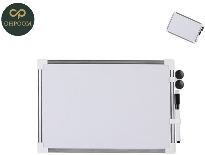 유다름 자석보드판 자석보드 책상화이트보드 양면 화이트보드 세트 30x40cm 자석2+펜