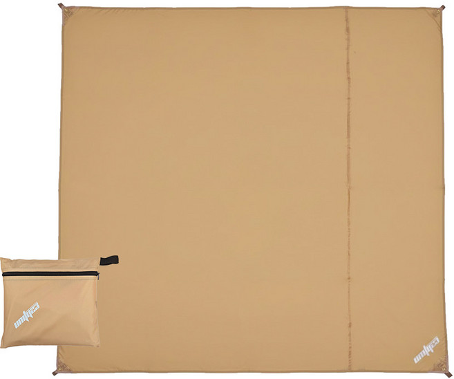 타프 겸용 휴대용 그라운드 시트 방수매트 내수압 5000, 탄베이지