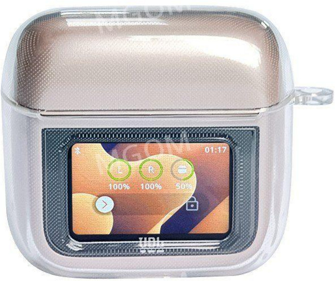 JBL Tour Pro3 투명 케이스 호환 실리콘 보호 소프트 커버 무선 이어폰, 투명케이스+보호필름