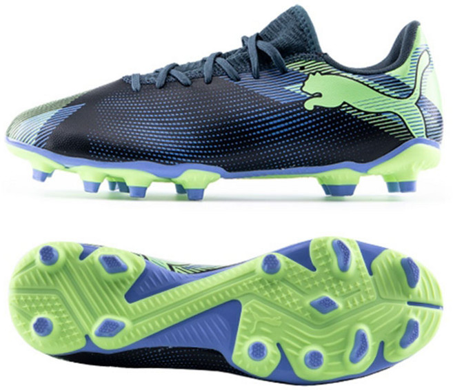 푸마 남성 축구화 퓨쳐7 플레이 FG/AG 네이비 그린