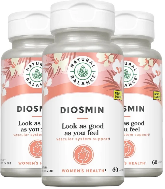 네츄럴밸런스 디오스민 플랜트-베이스드 플라보노이드 타블렛, 60개입, 3개, 60정 - 쿠팡