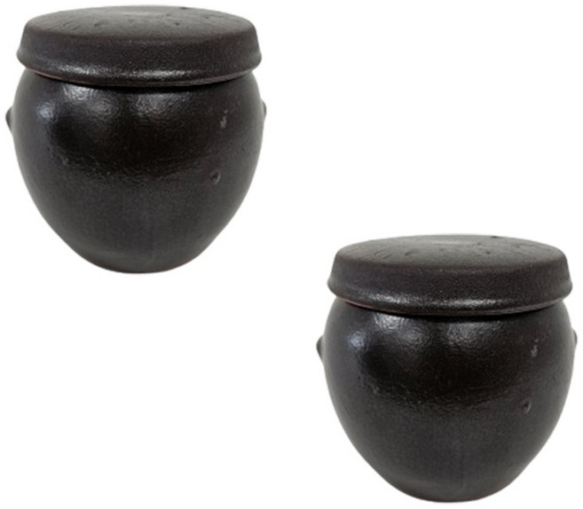 [왓위셀] 작은 항아리 미니 옹기 단지 현관 소금단지, 2p