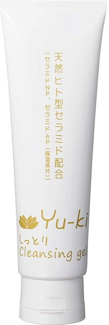 Yuki Cleansing gel 천연 인간형 세라마이드 함유 150g 건성 피부 민감한 피부, 1개, 1g