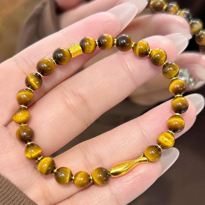 JONNEIC 조네익 여성 행운 잉어 물고기 호안석 소원 팔찌 재물운 자식운 부적 데일리 포인트 패션 아이템 선물세트