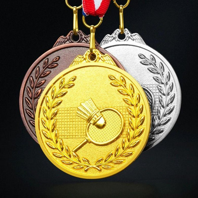 배드민턴 메달 트로피 대회 챔피언 운동회 경기, 실버 B 1, 기본 색상
