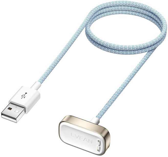LVFAN Fitbit Charge 6/Charge 5/Luxe용 충전기 케이블 고속 충전 케이블 스마트워치 교체 액세서리 나일론 브레이드 코드 충전기 도크 Fitbit Ch, LVFAN Fitbit Charge 6/Charge 5
