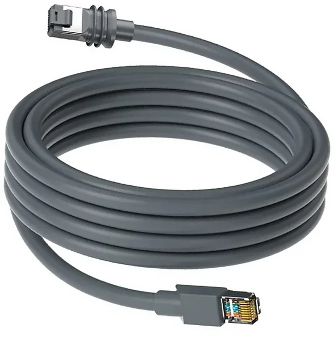 Starlink Mini 용 이더넷 케이블-Star Link Dish RJ45 교체 방수 코드-라우터에 휴대용 네트워크 컴퓨터, 06 46M  150FT, 01 다크 그레이