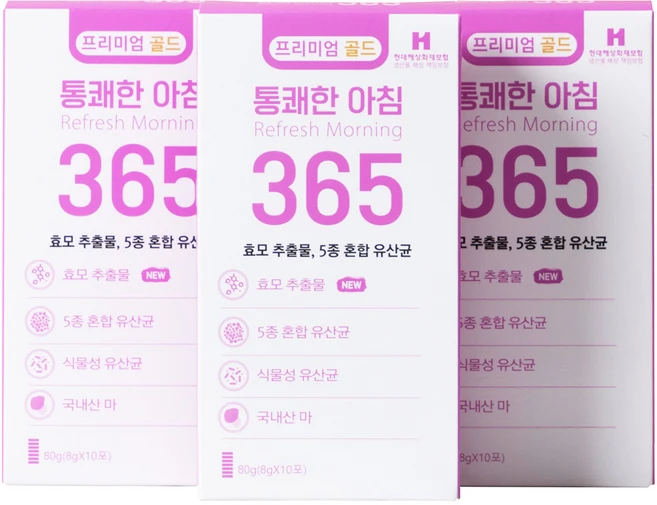 통쾌삼 통쾌한 아침 365, 3박스, 80g - 쿠팡