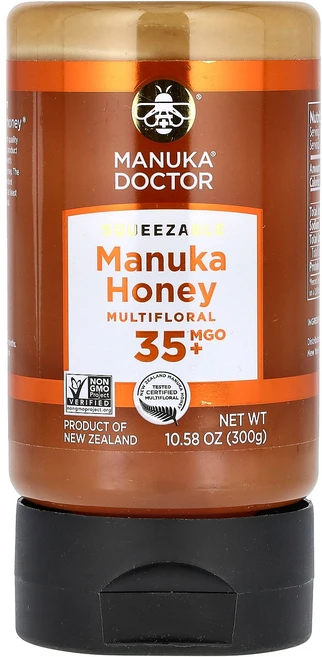Manuka Doctor 마누카 잡화꿀 짜서 먹을 수 있는 잡화꿀 MGO 35 300g(10.58온스) - 쿠팡