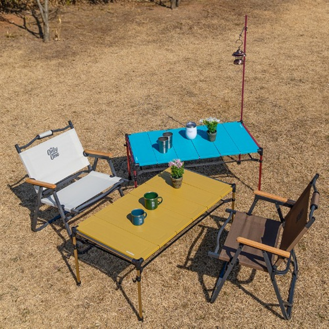 [Snowline] 스노우라인 큐브패밀리테이블L6 경량 캠핑테이블, 패밀리L6 오션블루