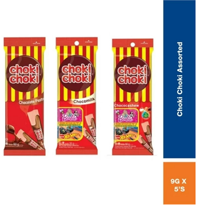 초키초키 초코페이스트 Choki Choki Chocolate Paste, 5개, 9g