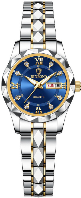 DWINNICK 고급미 커플 시계 야광 메탈 방수 손목시계