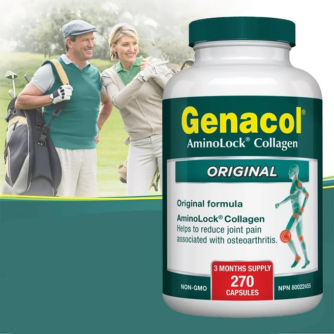 Genacol 제나콜 콜라겐 오리지널 포뮬러 관절 비타민 270캡슐, 1개, 270정 - 쿠팡