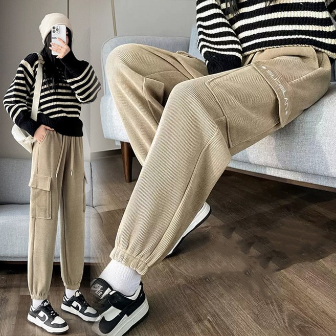 [시즌오프특가] 제이로그 골덴 코듀로이 밴딩 조거 팬츠 카덴조거PT