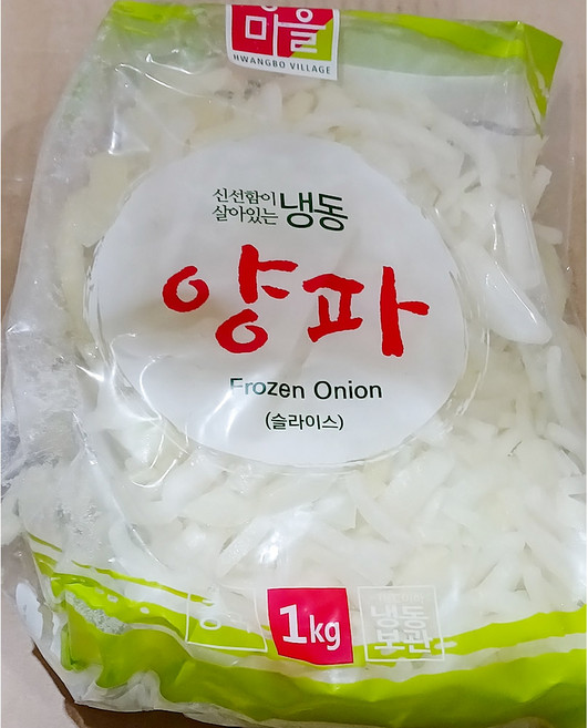 양파 황보마을 냉동 슬라이스 1K, 1개