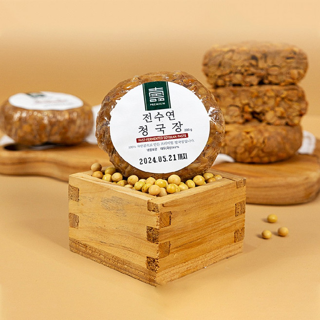 전수연 청국장 국산콩으로 전통방식 발효, 1개, 200g