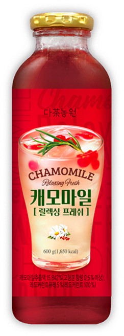 다농원 캐모마일 릴렉싱 프레쉬, 600g, 1개