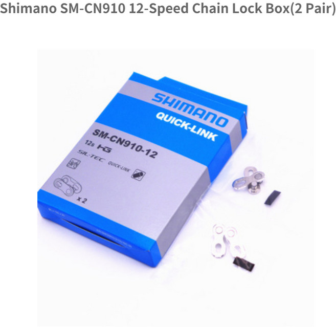 Shimano 퀵 링크 SM-CN910 체인 잠금 장치 SM CN910 12 단 커넥터, 04 2 Pair Box, 1개