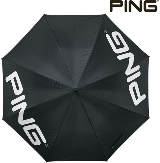 핑 2025 솔리드 우산 삼양 정품 골프우산, 블랙, 1개