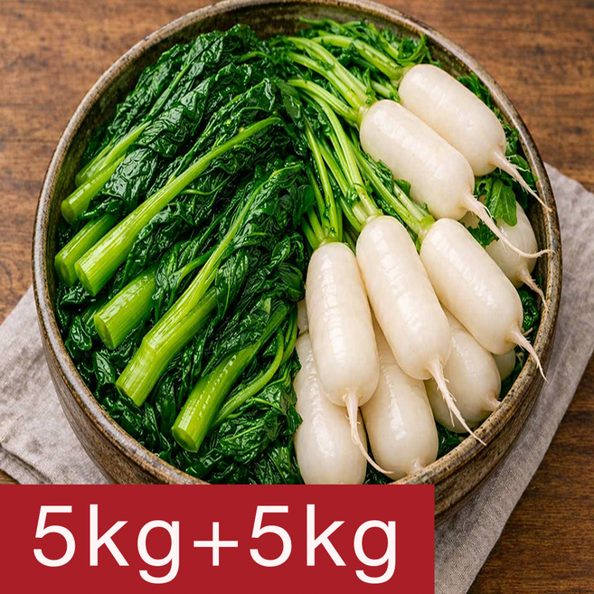 [여수시골농장] 산지직송 국내산 여수 절임갓+절일알타리세트, 1개