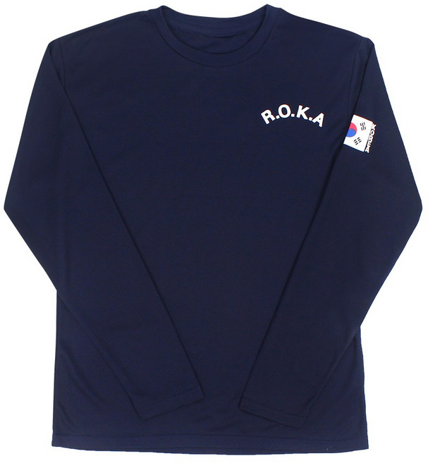 쿨링 ROKA 로카티 긴팔 - 로카 코리아아미 긴팔티 단체 티셔츠 반티 체육대회 유니폼