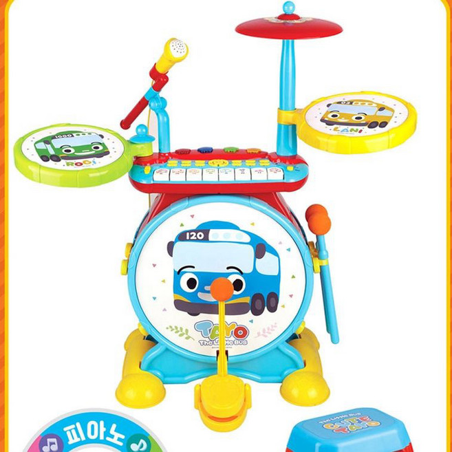 어린이 드럼 장난감 음악 악기 꼬마버스 타요 뮤직, 상세페이지 참조, 상세페이지 참조