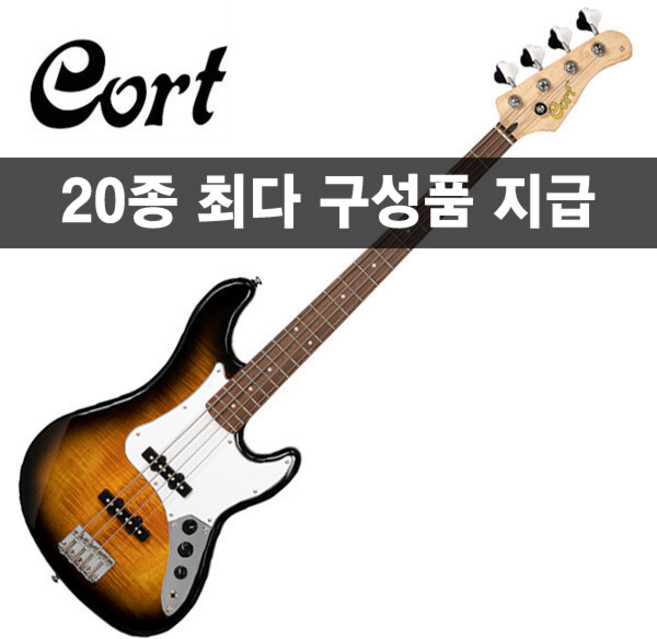 [20가지사은품]Cort 콜트 재즈 베이스기타 GB24JJ 2TB, 1개