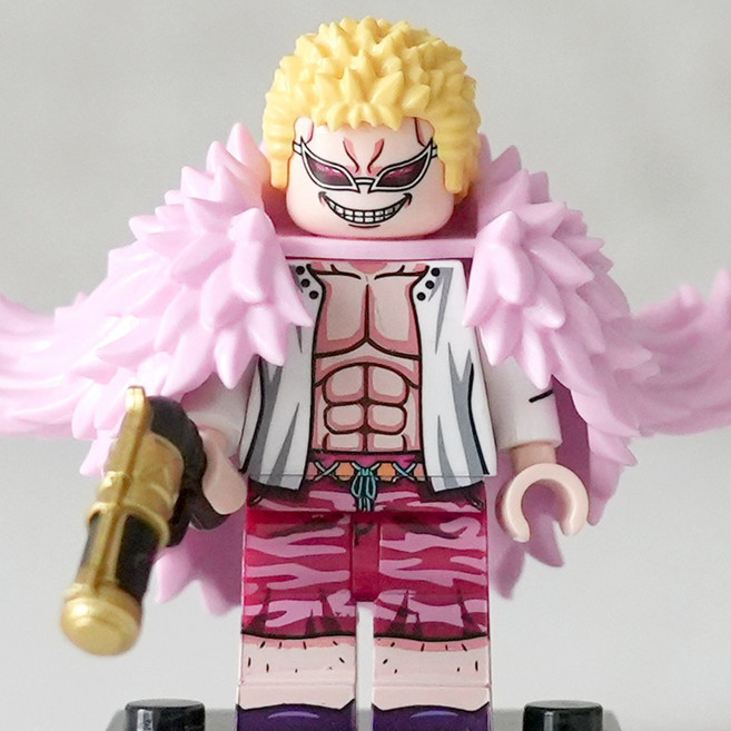 핸드브릭 팩토리 커스텀 미니브릭 피규어 원피스 해적 호환 블록호환, 070. 돈키호테 도플라밍고, 1개