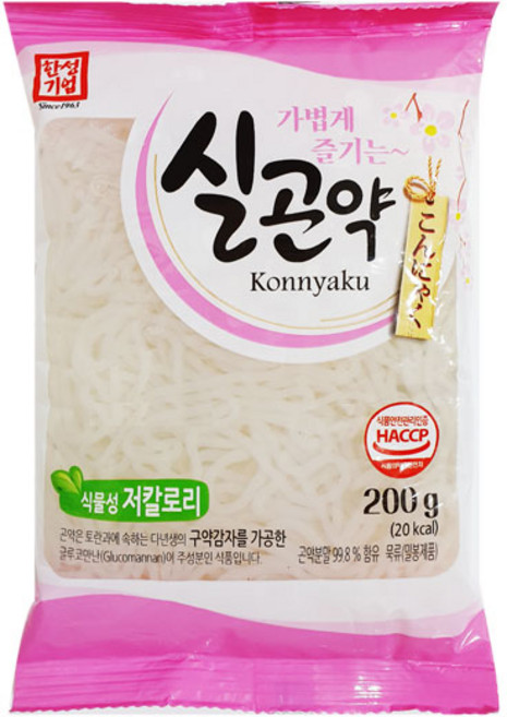 한성기업 가볍게 즐기는 실곤약, 200g, 20개