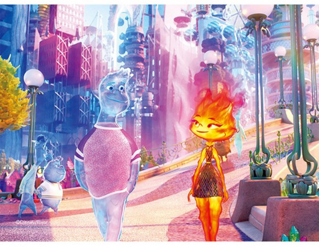 엘리멘탈 직소 퍼즐 디즈니 애니메이션 150피스, 없음