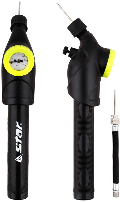 스타스포츠 양방향 압력게이지 펌프 XA1085, 블랙, 1개