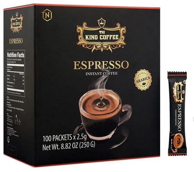 TNI KING COFFEE 義式濃縮即溶咖啡, 250g, 1個, 100入
