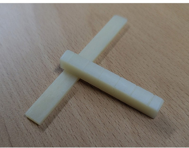 낙타뼈 클래식기타 새들 너트 상현주 하현주 몽골산 카멜본 각각, 클래식낙타뼈(너트새들세트)