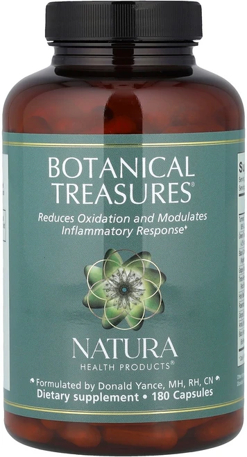 Natura Health Products Botanical Treasures® 180 Capsules, Natura Health Products, Botani, 1개 - 쿠팡