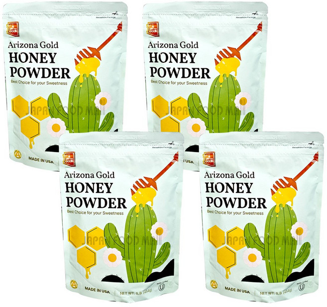 캑터스 골드 선인장 허니파우더 꿀가루 454g, 4개