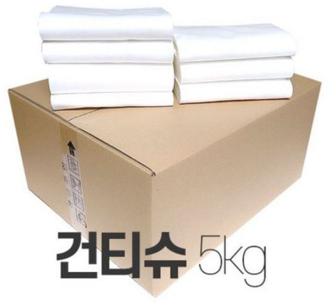 대용량 건티슈 5Kg(박스무게 포함), 1개, 5kg