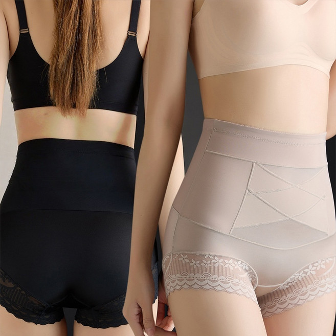 벨라뮤즈 X크로스 노라인 여성 뱃살 보정 팬티 2매입 P7302
