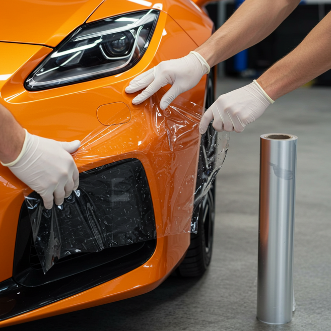 아르케오 차량용 PPF 보호필름 TPU 스크래치 방지 문콕 보호, 1개, 투명