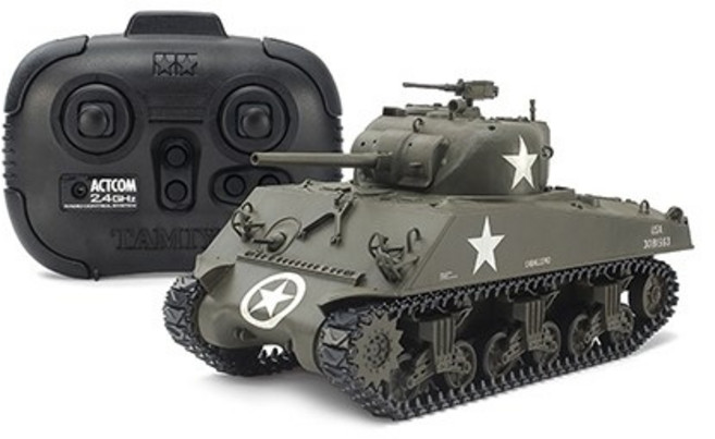 타미야 RC탱크 1/35 R/C M4A3 Sherman [48217], 1개