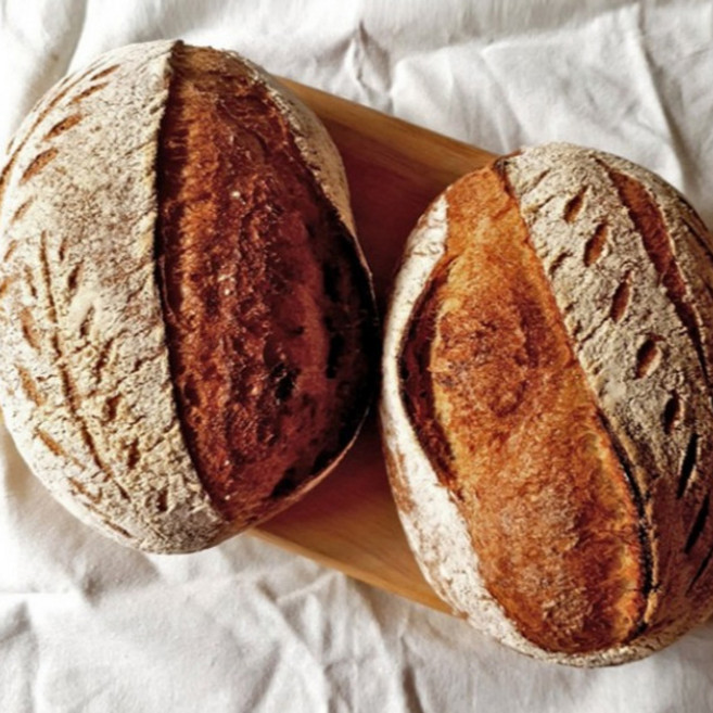 [경주제과] 무 방부제 수제생산 비건빵 무설탕 우리밀 통밀빵, 1개, 330g