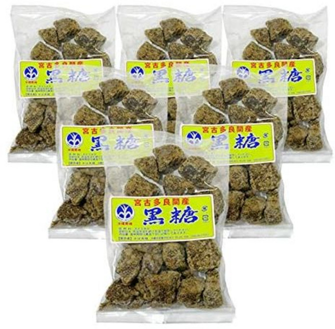 미야코 타라마 오키나와 순흑당 흑설탕 300g x 6팩 세트